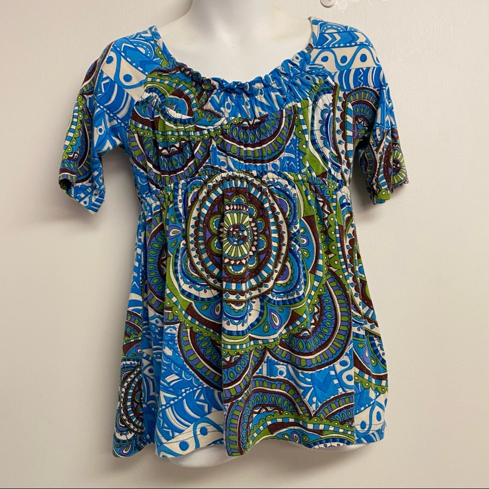 Cinnamon Girl Hawaii blue‎ tunic dress 
Size 3-4 girls.
